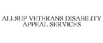 ALLSUP VETERANS DISABILITY APPEAL SERVICES