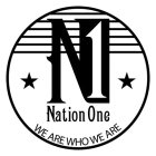 N1 NATION ONE WE ARE WHO WE ARE