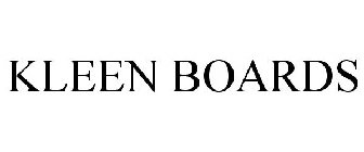 KLEEN BOARDS