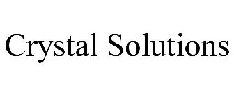 CRYSTAL SOLUTIONS