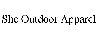 SHE OUTDOOR APPAREL