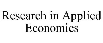 RESEARCH IN APPLIED ECONOMICS