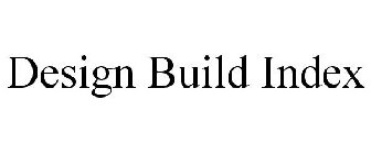 DESIGN BUILD INDEX
