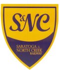 S&NC SARATOGA & NORTH CREEK RAILWAY
