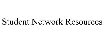 STUDENT NETWORK RESOURCES