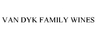 VAN DYK FAMILY WINES
