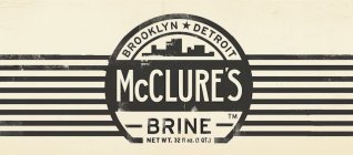 MCCLURE'S BRINE BROOKLYN DETROIT