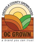 OSCEOLA COUNTY GROWN FOOD OC GROWN A BRAND YOU CAN TRUST