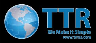 TTR WE MAKE IT SIMPLE WWW.TTRUS.COM