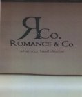 R&CO. ROMANCE & CO. WHAT YOUR HEART DESIRES