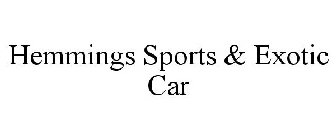 HEMMINGS SPORTS & EXOTIC CAR