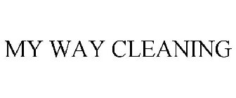 MY WAY CLEANING