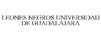 LEONES NEGROS UNIVERSIDAD DE GUADALAJARA