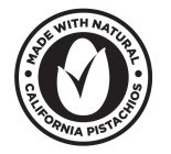 MADE WITH NATURAL CALIFORNIA PISTACHIOS
