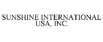 SUNSHINE INTERNATIONAL USA, INC.