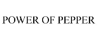 POWER OF PEPPER