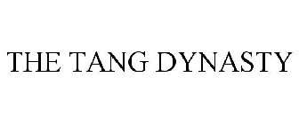 THE TANG DYNASTY