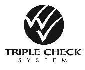 TRIPLE CHECK SYSTEM