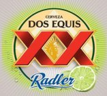 CERVEZA DOS EQUIS XX RADLER