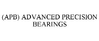 (APB) ADVANCED PRECISION BEARINGS