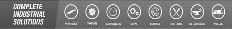 COMPLETE INDUSTRIAL SOLUTIONS HYDRAULICS TURBINES COMPRESSORS GEARS BEARINGS FOOD GRADE METALWORKING WIRELINE