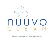 NUUVO CLEAN HOUSE CLEANING HAS NEVER BEEN EASIER.