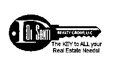 DI SANTI REALTY GROUP, LLC THE KEY TO ALL YOUR REAL ESTATE NEEDS!
