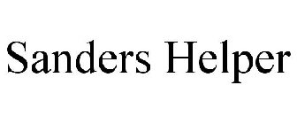 SANDERS HELPER