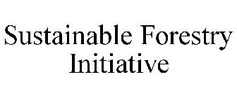 SUSTAINABLE FORESTRY INITIATIVE