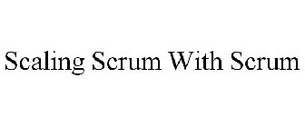 SCALING SCRUM WITH SCRUM
