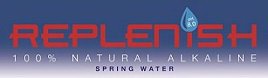 REPLENISH 100% NATURAL ALKALINE SPRING WATER