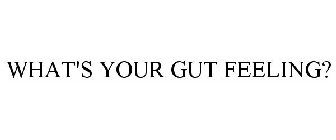 WHAT'S YOUR GUT FEELING?