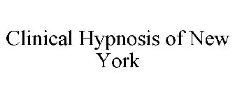 CLINICAL HYPNOSIS OF NEW YORK