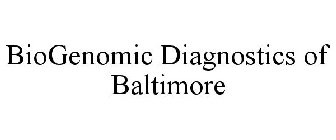BIOGENOMIC DIAGNOSTICS OF BALTIMORE