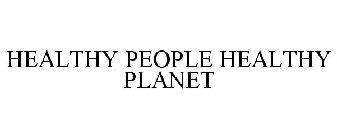 HEALTHY PEOPLE HEALTHY PLANET