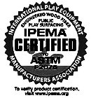 INTERNATIONAL PLAY EQUIPMENT MANUFACTURERS ASSOCIATION PUBLIC PLAY SURFACING ENGINEERED WOOD FIBER IPEMA CERTIFIED TO ASTM F2075 TO VERIFY PRODUCT CERTIFICATION, VISIT WWW.IPEMA.ORG