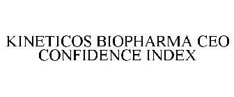 KINETICOS BIOPHARMA CEO CONFIDENCE INDEX