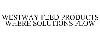 WESTWAY FEED PRODUCTS WHERE SOLUTIONS FLOW