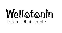 WELLOTONIN IT IS JUST THAT SIMPLE