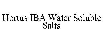HORTUS IBA WATER SOLUBLE SALTS