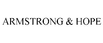 ARMSTRONG & HOPE