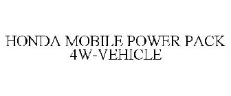 HONDA MOBILE POWER PACK 4W-VEHICLE