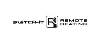SWITCH-IT LETTER R WITH SUBSCRIPT S REMOTE SEATING