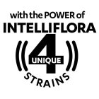 WITH THE POWER OF INTELLIFLORA 4 UNIQUE STRAINS