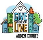 GIVE WHERE YOU LIVE ARDEN COURTS