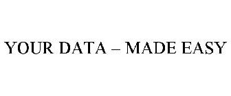 YOUR DATA - MADE EASY