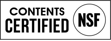 CONTENTS CERTIFIED NSF