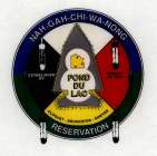 NAH-GAH-CHI-WA-NONG RESERVATION ESTABLISHED BY TREATY OF 1854 FOND DU LAC