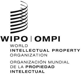 WIPO OMPI WORLD INTELLECTUAL PROPERTY ORGANIZATION ORGANIZACION MUNDIAL DE LA PROPIEDAD INTELECTUAL