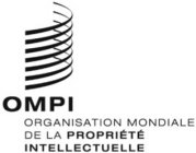 OMPI ORGANISATION MONDIALE DE LA PROPRIETE INTELLECTUELLE